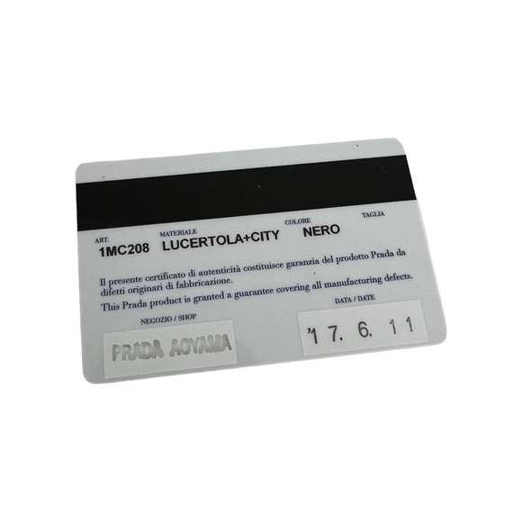 Prada Lizard Card Holder Wallet - Picture 8 of 8